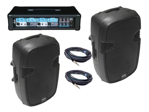 Combo Sonido 2 Bafles 12  + Consola Potenciada 4ch Envio