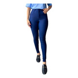 Calça Skinny Justinha Formal Clássico Azul Marinho