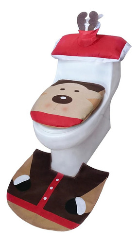 Set Fundas De Navidad Para Decorar El Baño Feliz Navidad