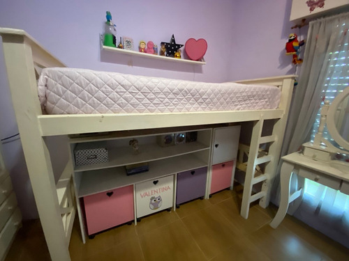 Juego Dormitorio Cama Nte 1p, Ropero, Mueble, Toilete C/espe