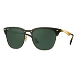 Ray Ban Rb3576n 043/71 Clubmaster Blaze Negro Dorado G-15