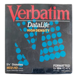 Caja De 10 Diskettes Verbatim High Density 5 1/4