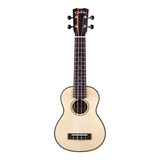 Ukelele Soprano Cordoba 21s Abeto Caoba Natural Tapa Solida