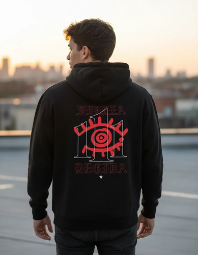 Sudadera Hoodie Mod Fuerza Regida 111xpantia