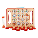 Juego Memoria Madera Didáctico Para Niños Memory Chess