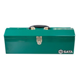 Caja De Herramientas Metalica Verde 19  Sata St95151sc