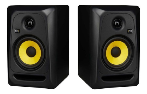 Par Monitores Estudio Krk Classic 5 Cl5g3 3era Gen Activo Color Negro