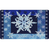 Toland Home Garden 800111 Cool Snowflakes Alfombra De Puerta