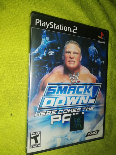 Video Juego Para Ps2 Smack Down Here Comes The Pain (de Uso)