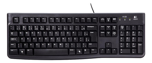 Teclado Com Fio Usb Logitech K120 - 920-004423