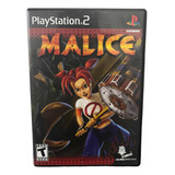 Malice Playstation 2 Jogo Original Ps2 Game Mídia Física Top