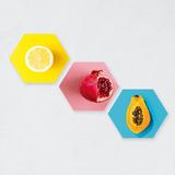 Set Cuadros Decorativos Frutas Para Cocina Comedor, Canvas4k