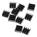 10uni. Dissipador De Calor Adesivo 11x11x5mm Vrm/mosfet/pi