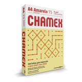 Resma Papel Chamex Color Amarillo A4 75 Gr 500h Laser Inkjet