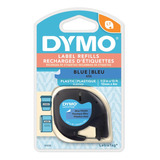 Etiqueta Plastica Dymo Azul 12mmx4m