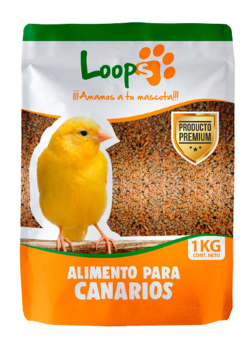 Alimento Para Ave Canario Loops 1kg