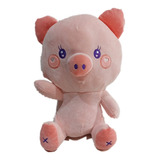 Peluche Chancho Color Rosa Material Suave