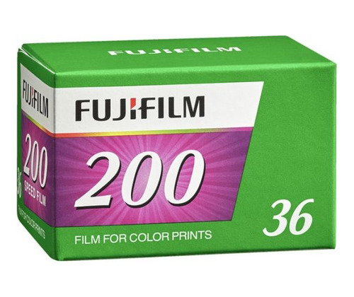 Filme 35mm Fujifilm 200 Colorido 36 Poses Câmera Analógica