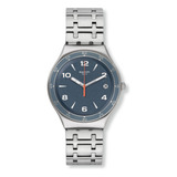 Reloj Swatch Enrik Ygs479g Original Correa Acero Inoxidable