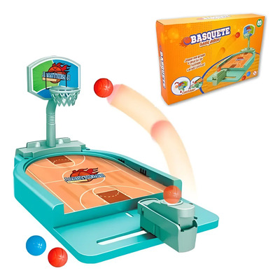 Mini Basquete Lançador Bolinhas Jogo Interativo Brinquedo 27