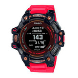 Reloj Casio Gbd-h1000-4a1 G-shock Gps Frecuencia Cardiaca Color De La Malla Rojo Color Del Bisel Negro Color Del Fondo Negro