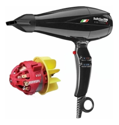 Secador Babyliss Pro Ferrari Volare 2000w Turbo Liviano