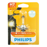 Lampara H7 55w 12v 12972 Moto Halogena X1 Philips