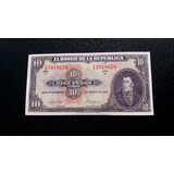 Billete De 10 Pesos Oro 7de Agosto De 1947