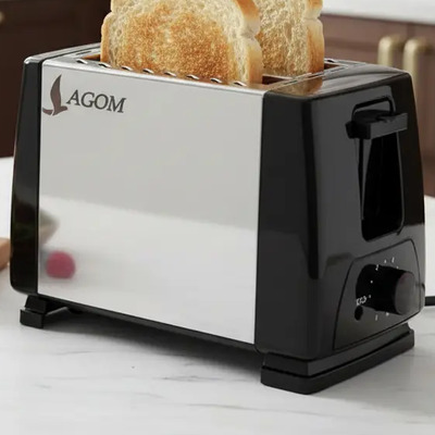 Lagom Pantostadora De Pan Preparación De Alimentos Mini Tostadora De 2 Rebanadas 6 Niveles De Tostado Temperatura De 750w Y Acero Inoxidable Con Terminado Cepillado Paro Automático Y Manual | MercadoLibre