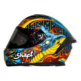 Casco Integral Shaft 582 Sp Egipto Azul