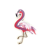 Patche Bordado Termocolante Flamingo 7cm X 10cm Aplique