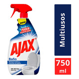 Limpiador De Baños Líquido Ajax Poder Desinfectante 750ml