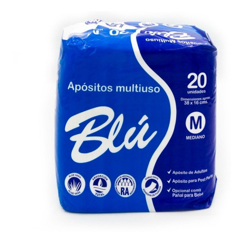 Apositos Multiusos Blu Pack 20 Unidades Por Talla M L