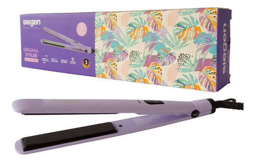 Plancha De Cabello Siegen Sg-3510c18 Lila