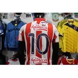 Camiseta Junior De Barranquilla 2014 #10 Talla S 