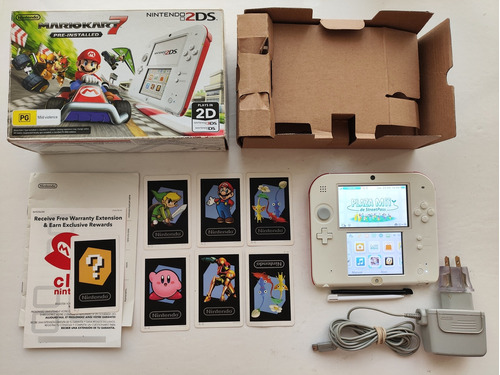 Nintendo 2ds Edicion Especial Mario Kart 7  En Caja + Juegos