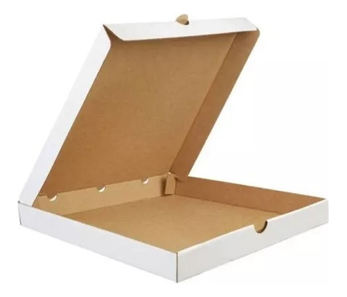Caja Para Pizza Blanca  25x25cms (500 Piezas) 