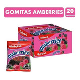 Gomitas Amberries Frambuesa Y Mora Caja De  20 Unidades