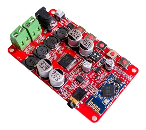 Módulo De Audio Con Receptor Bluetooth Tda7492p, Arduino
