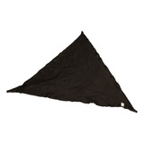 Velaria Malla Sombra Triangular 4x4x4 90% Color Negra