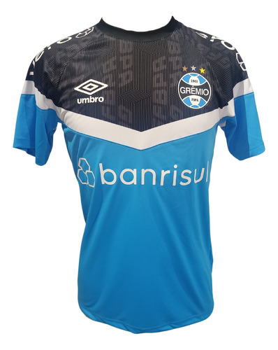 Camisa Umbro Grêmio Treino Jogo 2023 Az/pr/br Profissionais