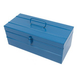 Caja De Herramientas Metalica Con Bandeja Azul Nº4 Efm