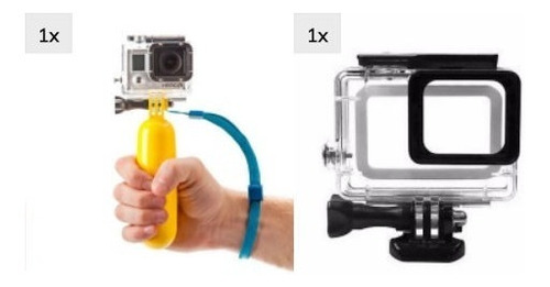 Gopro Caixa Estanque Flutuante Hero 5 6 7 Black Acessórios