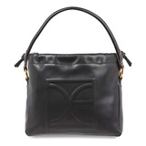 Bolsa Crossbody Cloe Para Mujer Con Jaretas Color Negro