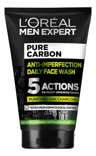 Gel Limpiador Anti Imperfeccion L'oréal Men Expert Pure Carbón