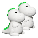 Luz Nocturna De Dinosaurio Recargable Por Usb, 2 Unidades