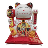 Maneki-neko Cerámica Gato De La Felicidad Y Salud Alcancía 