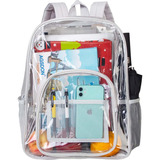 Transparent Pvc School Backpack For Women And Men Ac