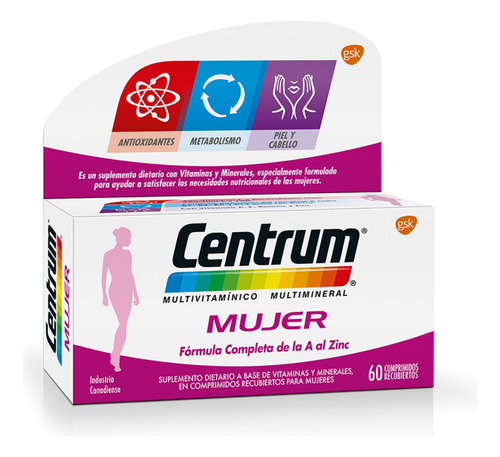 Centrum Mujer X 60 Comprimidos