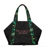 Bolso Plegable De Victorias Secret Fucsia Con Negro